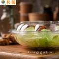 Bowls di insalata di plastica biodegradabile in to-go confezione da frutto